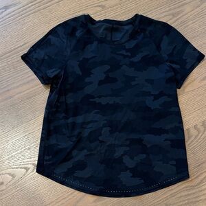Lululemon Black Camouflage T-Shirt